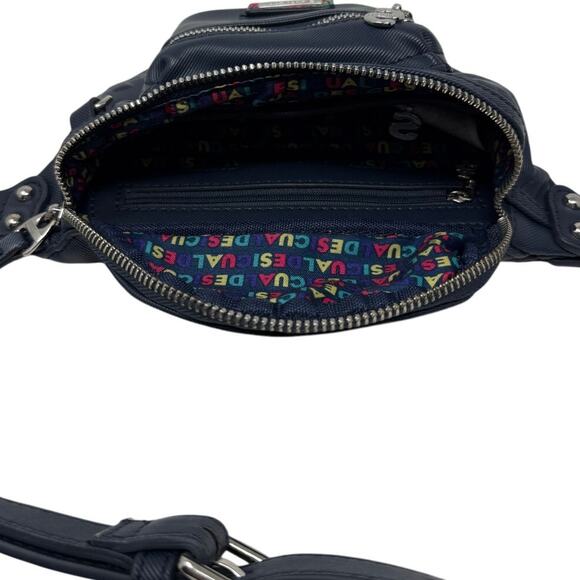 Desigual Blue Colorama Reno Waist Pack Bag - Picture 5 of 10